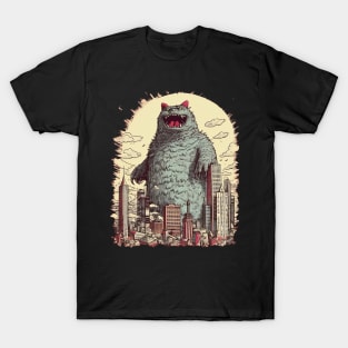 Catzilla Cat Kitty Japan T-Shirt